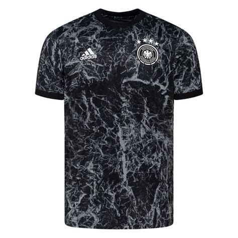 Dfb Deutschland Training T Shirt Pre Match Euro Schwarz Grau