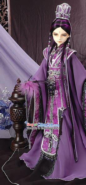 Ancient Chinese Palace Emperor Costumes And Crown Complete Set