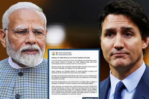 India Canada Conflict Amid Diplomatic Row Over Khalistani Separatist