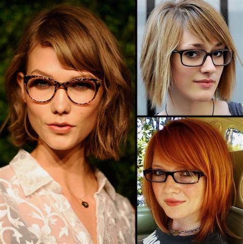 Frisuren Mit Pony Bob Halblang Mit Brille Trends