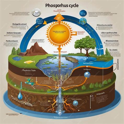 Ciclo Do Fosforo Resumo - Diagrama de formação do ciclo biogeoquímico do ciclo do fósforo com ...