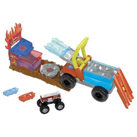 Monster Truck Hot Wheels Arena Smashers Color Shifters Alarm Rescue Mattel King Jouet
