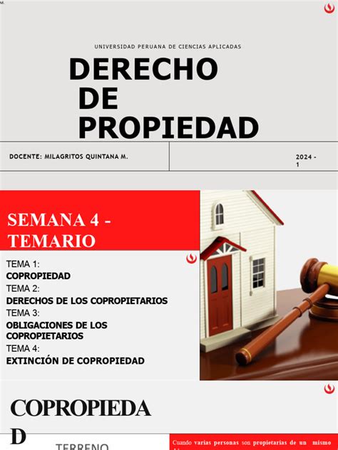 Derecho De Propiedad Semana 5 Descargar Gratis Pdf Condominio