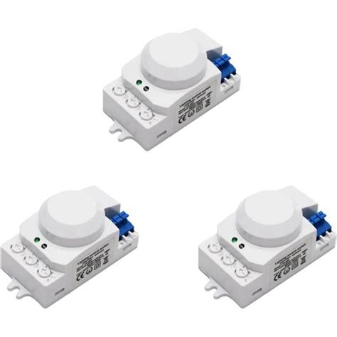 X Ghz Hf System Led Micro Onde Capteur De Mouvement Degr S