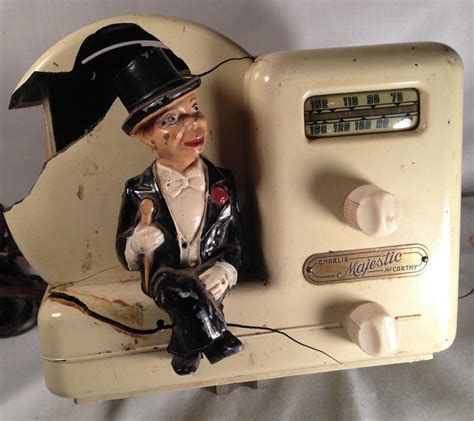 1930s Majestic Charlie Mccarthy Antique Tube Radio Parts Only