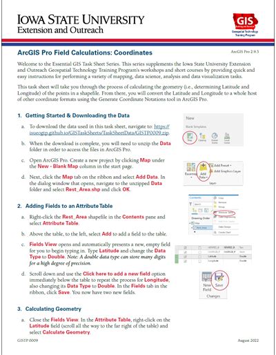 Arcgis Pro Field Calculations Coordinates