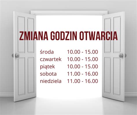 Zmiana Godzin Otwarcia Muzeum Historii Ubioru