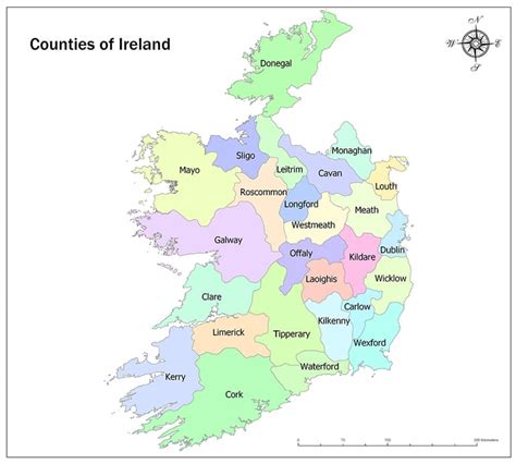 Counties of Ireland | Mappr