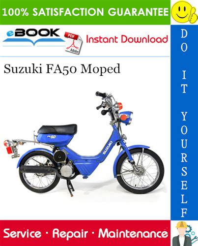 Suzuki FA50 Moped Scooter Service Repair Manual