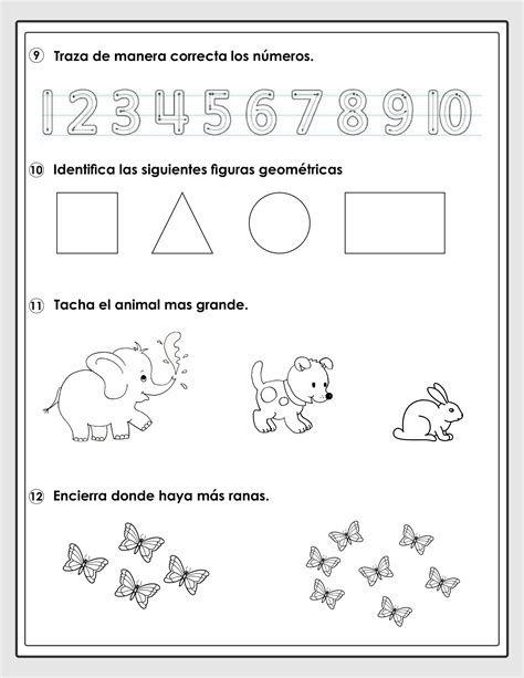 Examen de Evaluación para Preescolar 2021 2022 Material Educativo