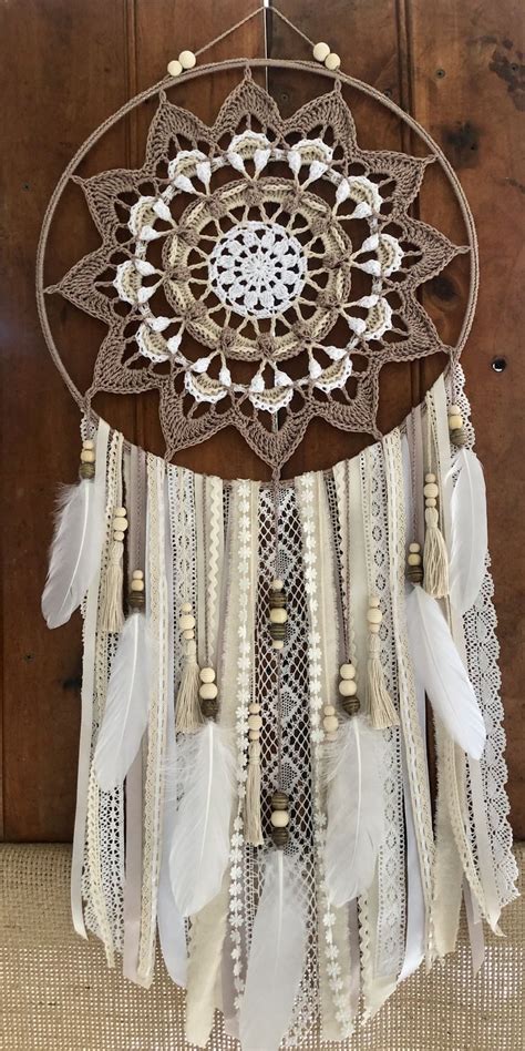 Boho Dreamcatcher Lace Dream Catchers Dream Catcher Boho Crochet