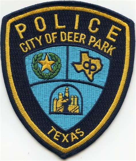 Deer Park Texas Tx Police Patch Ebay