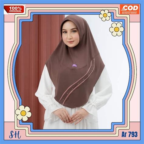 Jual New Jilbab Hijab Kerudung Bergo Jersey Instan Dewasa Wanita Ibu