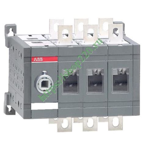 Реверсивный рубильник ABB OT1250E03C до 1250А 3-х полюсный (без ручки ...
