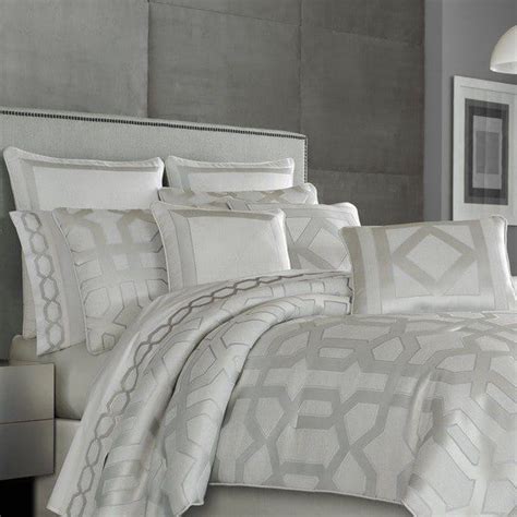 Five Queens Court Kennedy Sterling Woven Jacquard Piece Comforter Set