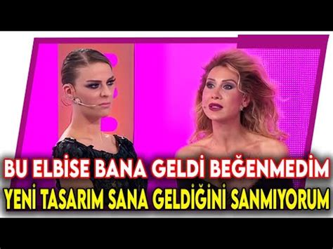 Simge Tertemiz Gizem Özdilli nin Beğenmediği Elbiseyi Kombinledi