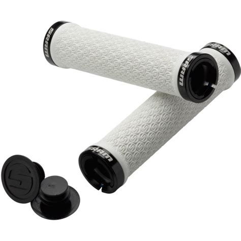 Sram Locking Rubber Grips White Velonova