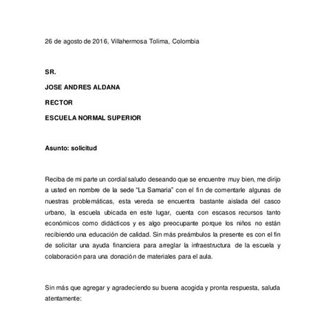 Ejemplo De Carta De Solicitud De Ayuda Economica Por Enfermedad Ejemplo Interesante Site