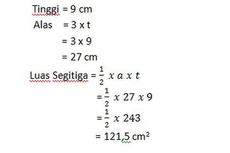 Luas Segitiga Jawaban Soal TVRI 25 September SD Kelas 4 6