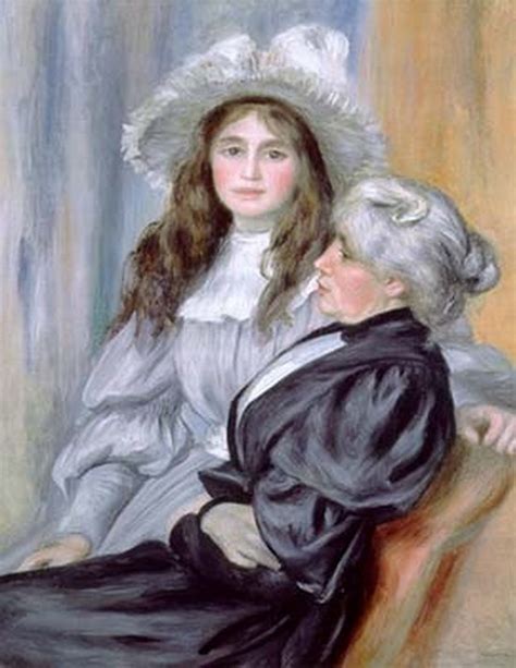 Berthe Morisot Et Sa Fille Julie Manet Auguste Renoir Peintures