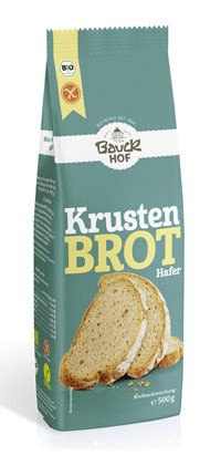 Bio Krustenbrot Hafer Glutenfreie Backmischung Von Bauckhof