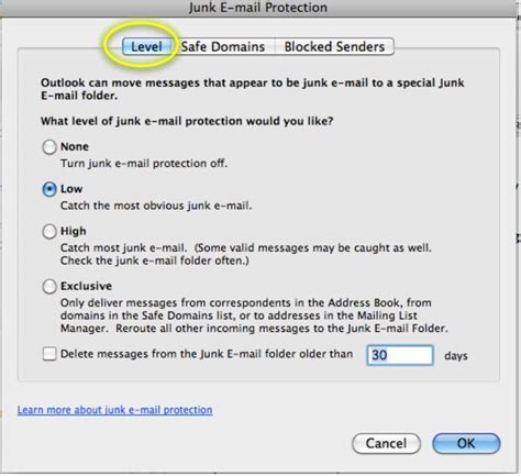 Junk Email In Outlook For Mac Information Technology Grand Valley