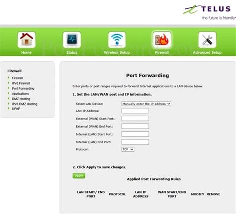 Opening Ports In A Actiontec T3200m Router