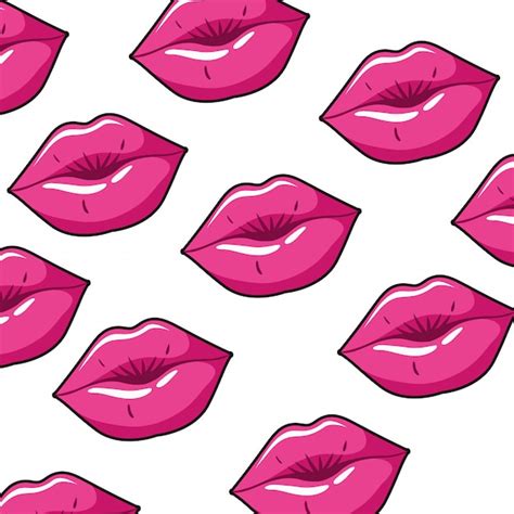 Pop Art Lips Vector | Lipstutorial.org