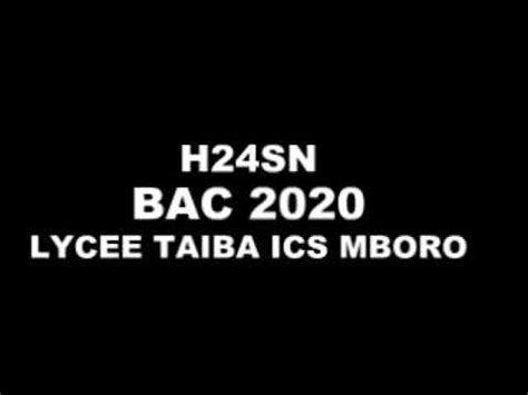 Resultats Bac Lycee Taiba Ics Mboro Jury Youtube