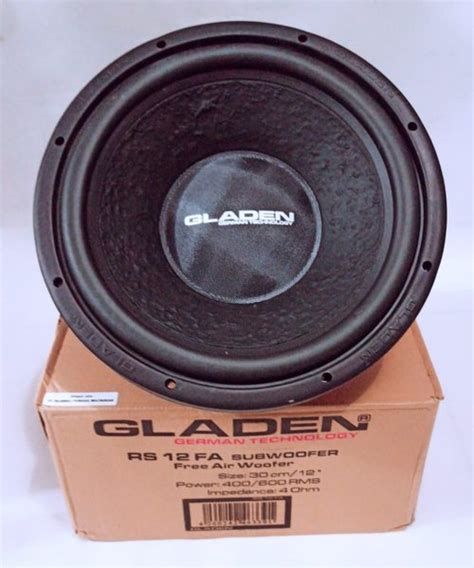 Jual Subwoofer Gladen RS 12 FA Made In Germany 12 Inch Dinasti