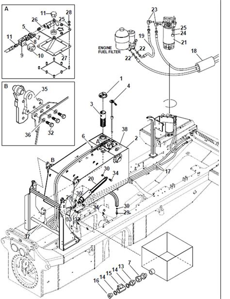 Réservoir carburant assemblage 9991143S2 Cuoq Forest Diffusion