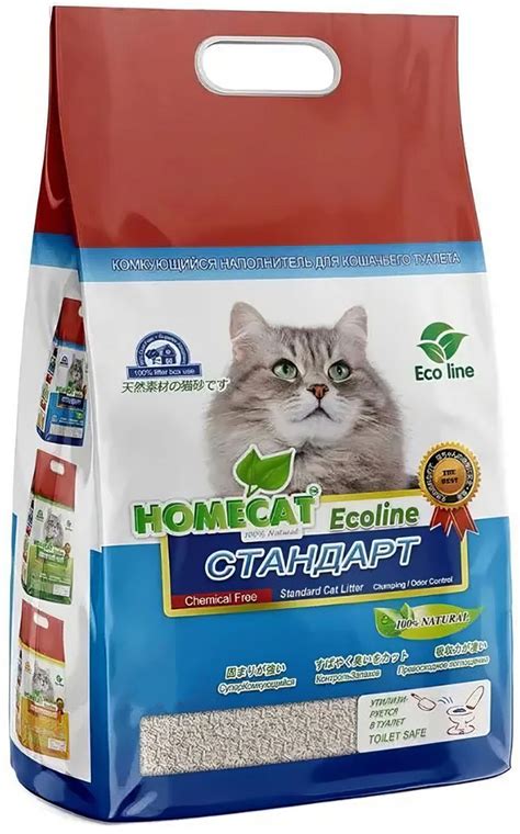 Homecat Наполнитель Минеральный Комкующийся - купить с доставкой по ...
