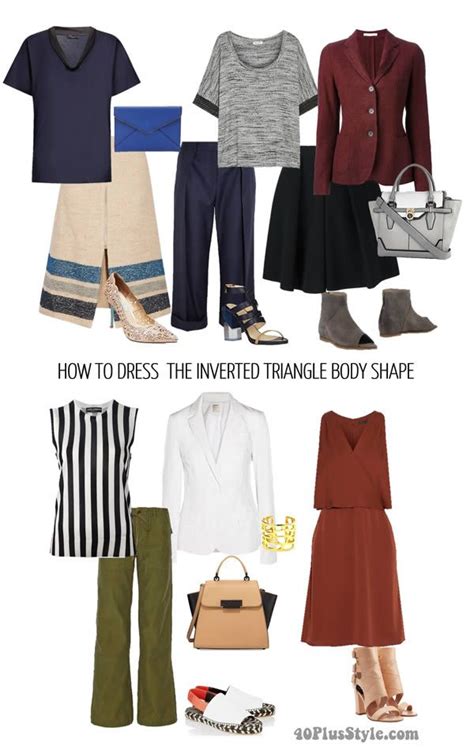 How To Dress The Inverted Triangle Body Shape 40 Style V Shape Body