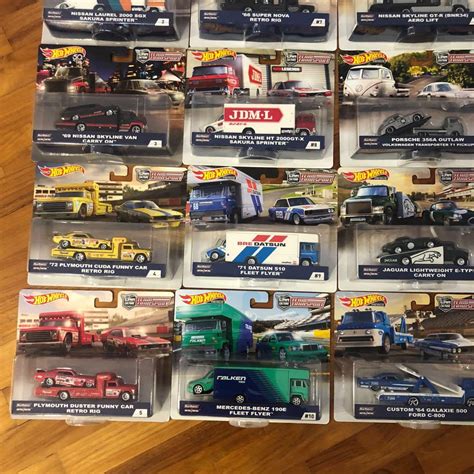 Hot Wheels Team Transport Full Set Hobbies Toys Toys Games On Carousell