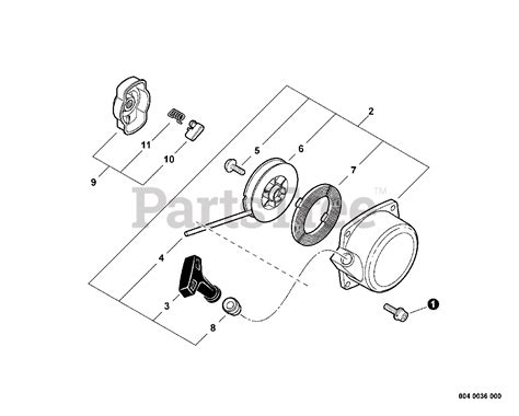 Echo Wp 1000 Echo Water Pump Type 1e Sn W15204001001 W15204999999 Starter Parts Lookup