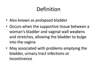 Cystocele | PPT