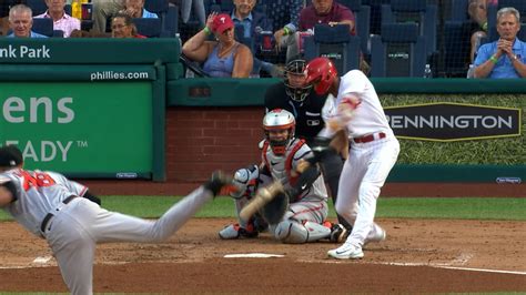 Johan Rojas Bloops An Rbi Single To Center Field