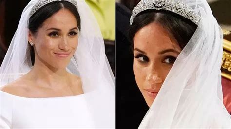 Meghan Markle S Royal Wedding Tiara The Stunning Bride Wears Queen