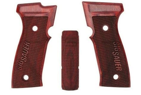 Sig Sauer P320 AXG Classic Hogue Walnut Wood Grip Set 8900522 For