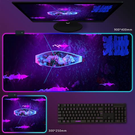 Игровой коврик для мыши Anime_Идите с потоком, XL, прозрачный купить на ...
