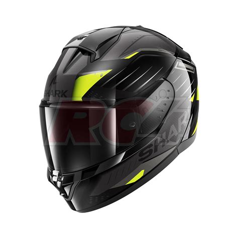 Capacete Shark Ridill Bersek Black Yellow Rc