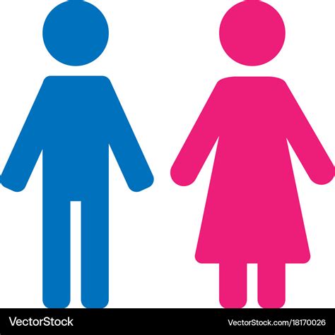 Gender Symbol Set Male Female Girl Boy Woman Man Vector Image My XXX Hot Girl