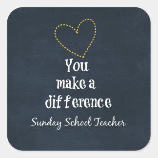 Sunday School Teacher Stickers | Zazzle