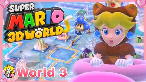 💗 Super Mario 3d World Switch World 3 Peach Gameplay 💗 Youtube