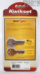 Smartkey Rekey Kit 83262-001 Kwikset Lock Deadbolt Knob