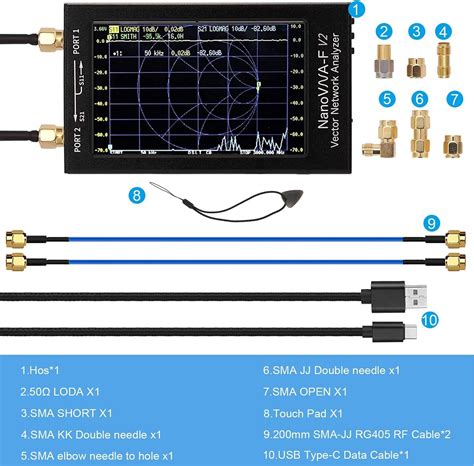 NanoVNA F V2 Antenna Analyzer 4 3 Inch NanoVNA V2 Vector Network