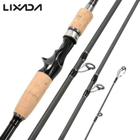 Aliexpress Buy 2 1 2 4m Carbon Baitcasting Spinning Fishing Rod 4