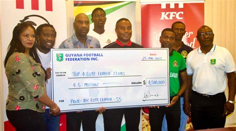 KFC Guyana delivers on promise to successful Elite League teams – News ...