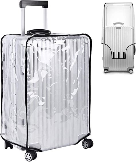 1PC Clear PVC Travel Suitcase Cover Protectors Clear PVC Luggage Cover