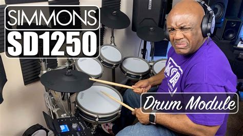 Simmons Sd1250 How Does The Drum Module Sound Lets Listen To The The